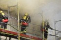 Dachstuhlbrand Koeln Poll Geislarerstr P243